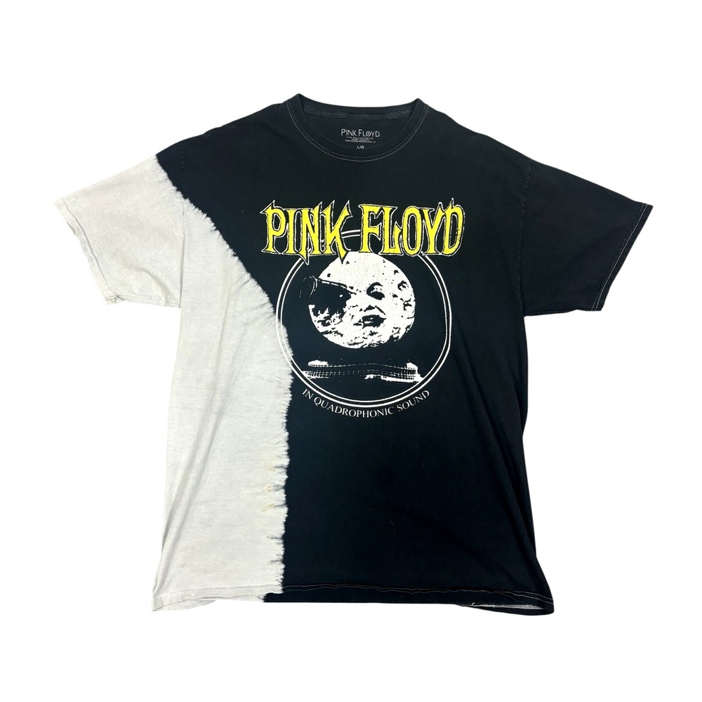 Pink‎ Floyd In Quadrophonic Sound Graphic T-shirt Men Large Oversized Tie Dye